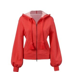 Cabi Coral Deluxe Hoodie Zip Up Jacket Size Medium